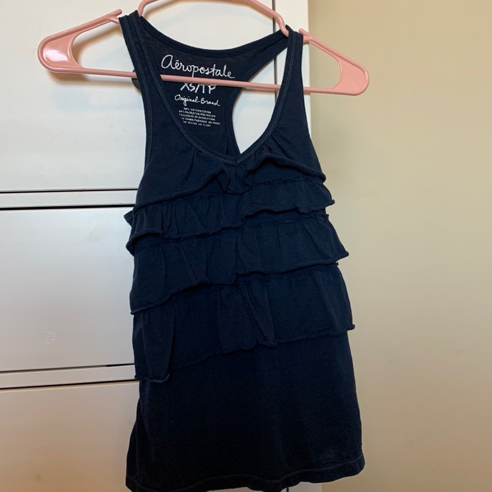 Aeropostale ruffle tank